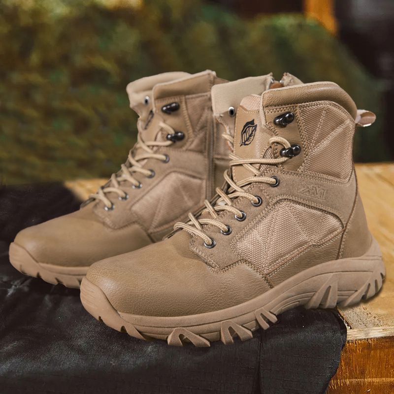 Men's Outdoor Hiking Boots - Breathable Military Tactical Shoes For Camping, Desert Trekking & Adventure - Sizes 39-47 Hiking Military Shoes_vogvips.com
