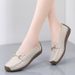 New Bean Shoes Women's Non-slip Slip-on Casual Small White Shoes_vogvips.com