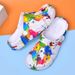 Colorful Men's And Women's Clogs Sandals Slippers Inkjet Pattern Air Cushion Breathable Beach Sandals Outdoor Thick-Soled_vogvips.com