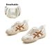Genuine Leather Dad 2026 Summer New Thick-Soled Retro Ethnic Style Forrest Gump Shoes For Women Casual Mesh Sneakers_vogvips.com