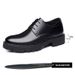 Men's Elevator Shoes 8cm Thick Sole Breathable Hollow Out Formal Dress Shoes 10cm Height Increasing_vogvips.com