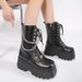 Foreign Trade Plus Size Cross-Border European And American Martin For Women 2024 Autumn Winter New Fashion Platform Sole_vogvips.com