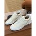 Men's Casual And Fashionable Cross Elastic Sleeve Foot , Johnny's Internet Famous Same Genuine Leather White Board_vogvips.com