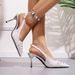 Mesh Rhinestone Sandals 2026 New Summer Pointed-toe Stiletto Foreign Trade Goddess Party High-heeled Shoes_vogvips.com