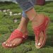 2025 Women's Summer With Clip On Feet, New Oversized Hollow Metal Thick Soled Cool Slippers For Women_vogvips.com