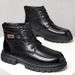 European Warm Series Winter Top Layer Cowhide Martin Genuine Snow Boots Casual Men's Leather Shoes Thickened Warm_vogvips.com