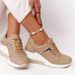 Women's Sneakers Platform Lace-Up Walking Shoes Casual Wedge Sports Outdoor Shoes For Women Comfortable_vogvips.com