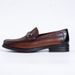Euro Step Genuine Men's Breathable Slip-On Loafers Casual Leather Business Shoes Brown_vogvips.com