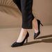 8777C Dirty Pointed Toe Stiletto New Style Elegant Adult Ceremony Banquet Wedding Shoes Daily Commuting Versatile High_vogvips.com