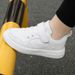 Board Shoes Girls White Shoes Children's Sneakers Boys School Small White Shoes_vogvips.com