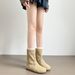 Two-Way Martin Warm Snow 2025 Autumn Winter New Furry Retro Fleece Short Boots Women's Shoes_vogvips.com