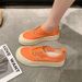 Canvas Shoes Women's One-pedal Fisherman Lazy Single Shoes Platform Casual Women's Board Shoes_vogvips.com