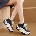 Niche High Top For Women In The Autumn Of , New Versatile Sponge Cake Thick Soles, Elevated Height, Sports And_vogvips.com