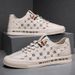 Men's Four Seasons Suit Sneakers Trendy Summer Versatile Light Genuine Leather Casual Slip-On Lazy Shoes_vogvips.com