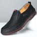 Suitable For All Seasons Spring Breathable New Casual Soft Sole Leather Shoes Men's Slip-On_vogvips.com
