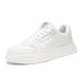 Spring New Breathable Men's Korean Versatile Thick Sole Small White Sports And Casual Flat Trendy Shoes_vogvips.com