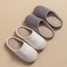 Cixi Soft Sole Silent Women Autumn Winter Indoor Warm Non-slip Plush Home Cotton Slippers Men_vogvips.com