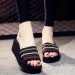 Free Freight 2026 New Women's Summer Thick Slope Heel Casual Word Slippers Foam Sandals Fashion Wear Sponge Bottom Beach_vogvips.com