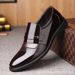 TerraStride 2025 Me's Work Lightweight British Style Versatile Shiy Height Icreasig Busiess Formal Casual Suit Leather Shoes_vogvips.com