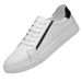 Men's Round Head Shallow Mouth Casual Men's Front Lace-up Breathable Flat Heel Board Shoes Color Matching Men's Shoes_vogvips.com