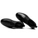Euro Step Men's Winter Cowhide Business British Formal Wedding Brogue Youth Korean Style Trendy Casual Leather Shoes_vogvips.com