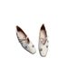 Chunky Heel French Style Mary Jane Single Women's Spring Summer Evening Gentle Rhinestone One-Strap Boat Shoes_vogvips.com