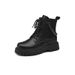 High Top Martin Women, Autumn And Winter New British Style Casual Versatile Skirt, Showing Off Legs, Slim Boots For_vogvips.com