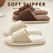 Japanese Style Muji Cloth Slippers For Women Spring And Autumn Indoor Home Thick Sole Floor Silent Crawling Mat Cotton Slippers For Men All Seasons_vogvips.com
