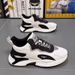 Men's Summer New Breathable Leather Men's Sports Korean Version Versatile White Interior Height Increasing Dad Trendy_vogvips.com