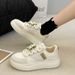 Star Little White For Women Autumn New Korean Edition Ins Female Students Fashion Thick Soled Sports Board Casual_vogvips.com