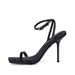 Sandals Internet Celebrity One-word Straps For Women To Wear Outside 2023 Summer Stiletto High-heeled Shoes Black Fairy Style Not Tired Feet_vogvips.com
