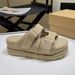 In-stock High-heeled Slippers For Women, Fashionable Non-slip Beach Sandals, Trendy Korean-style Platform Thick-soled_vogvips.com