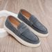New Autumn Men's Slip-on Casual Loafers, College-style Fashion British Moccasins, Leather Shoes, Sneakers, Wholesale_vogvips.com