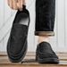 Euro Step 2025 Autumn New Canvas Casual Low-top Loafers Fashion Trend Denim Korean Style Men's Shoes_vogvips.com