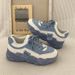Breathable Women's White Sneakers With Lightning Appliques And Platform Soles Women Shoes Sneakers_vogvips.com