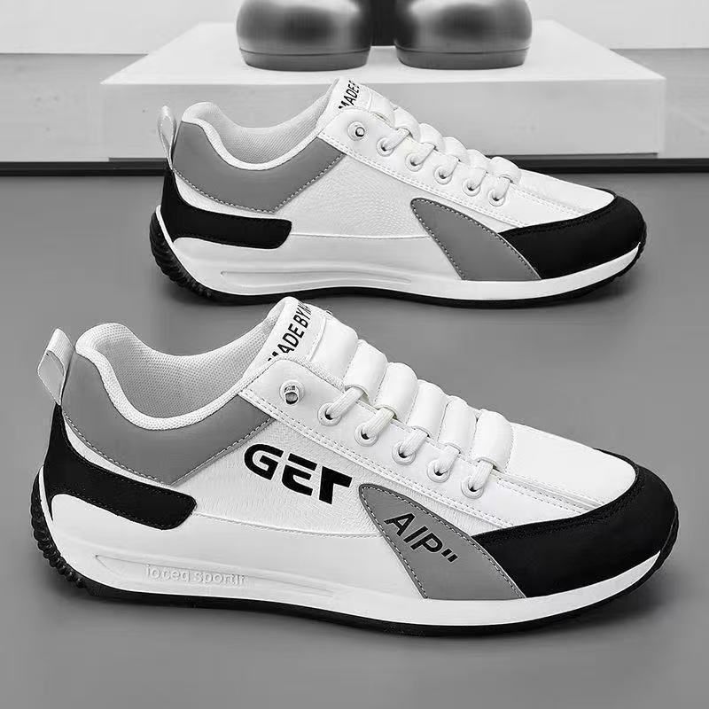 Men's Fashionable Versatile Comfortable Casual Color Block Trendy Shoes Spring Autumn Middle Aged Young Adults Student Sneakers 2026_vogvips.com