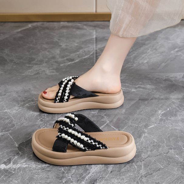 Women's Platform Slippers Are Available In Casual Fashion Platform Slippers For Outdoor Shoes And Beach Shoes_vogvips.com