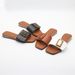 Women's Summer Slide Sandals - Comfortable Square-Toe Flip Flops For Beach, Casual & Everyday Wear (Black/White/Brown, Sizes 36-42)_vogvips.com