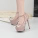 New Spring And Autumn Waterproof Platform Fish Hentian High Thin Heels, Lacquer Leather Back Strap, Shallow Mouth_vogvips.com
