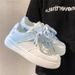 Fashion Thick-Soled White 2024 Spring New Women's Shoes Height Increasing Casual Sneakers Candy Colors For Women_vogvips.com