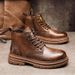 2025 New Autumn British Style Martin Boots Men's Versatile Safety Sports Casual Shoes Non-Slip Workwear Waterproof_vogvips.com