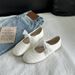 2025 Summer New Style Shallow Mouth Veratile Bowknot Caual Round Toe Flat Single Women Soft Sole Mary Jane Ballet_vogvips.com