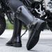 Martin Boots Leather Boots For Men, Extra Large Men's Boots, Side Zipper Motorcycle Long Boots, High-Top Boots, Size 48_vogvips.com