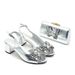 Shoe With Set Design Party Bow Rhinestone Wedding Shoe Bag_vogvips.com