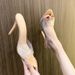 Rhinetone Tiletto High-heeled For Women, 2026 Pring/ummer New Fahion Tranparent Elegant Pointed Toe Lip-on_vogvips.com
