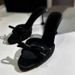 Rhinestones With Sandals Women's New European And American Catwalk High Heels Stiletto Round Head Bow Cool Slippers_vogvips.com