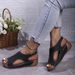 New Large Thick Bottom Fish Mouth Slope Heel Sandals For Women_vogvips.com