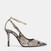 ZA2025 Autumn New Women's Shoes Snake Print Open Back Pointed Toe Stiletto Heels Fashionable Versatile One-Strap Sandals_vogvips.com