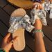 Women's Fashion Trend Features Bow Knot Anti Slip, Wear Resistant, Comfortable Beach Outdoor College Flat Heel Slippers_vogvips.com