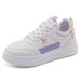 New Women S Casual Sneakers White Comfortable Platform Sports Shoes Color Blocking Wholesale_vogvips.com